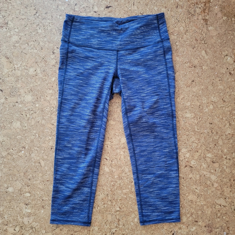 Athleta capri sport leggings size S color blue
